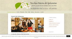Desktop Screenshot of osteriadelgelsomino.com